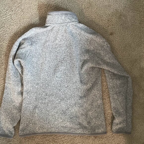 PATAGONIA Women's Extra Small (XS) Gray Better Sweater 1/4 Zip - Style 25618 - Picture 5 of 5